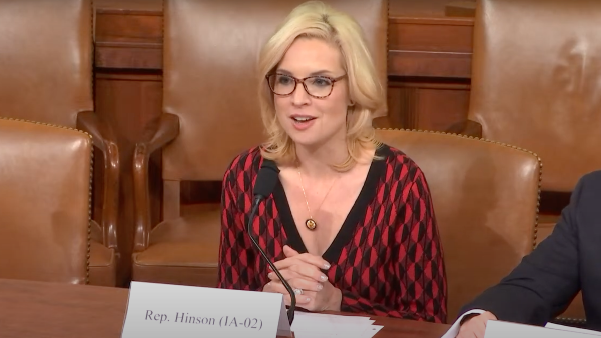Hinson Testifying before Ways and Means Committee