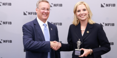 Rep. Hinson Receives Guardian of Small Business Award from the National Federation of Independent Business (NFIB)