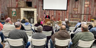 Rep. Hinson holds Town Hall Meeting in Delaware County