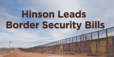 Hinson Leads Border Security Bills