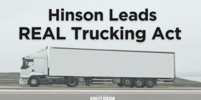 Hinson Leads REAL Trucking Act
