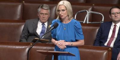 Rep. Hinson giving floor speech
