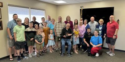 Medal Ceremony for Corporal Dickie Johnson