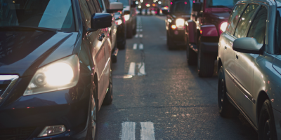 Cars on the road