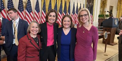 Ashley and Gov Reynolds at White House
