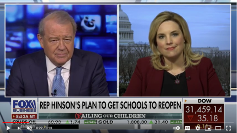 Rep. Hinson Reopening Schools