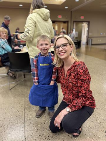 Rep. Hinson at Chili Cook-Off