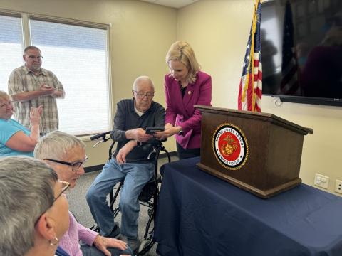 Corporal Dickie Johnson Ceremony