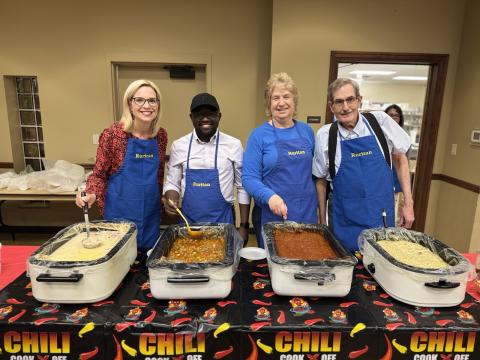 Rep. Hinson at Chili Cook-Off