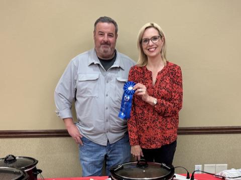 Rep. Hinson at Chili Cook-Off